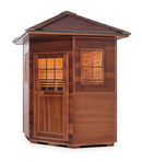 Enlighten Sauna Sierra 4C Person Outdoor/Indoor Full Spectrum Infrared Sauna - 16379 - PrimeFair