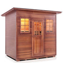 Enlighten Sauna Sierra 5 Person Outdoor/Indoor Full Spectrum Infrared Sauna - 16380 - PrimeFair