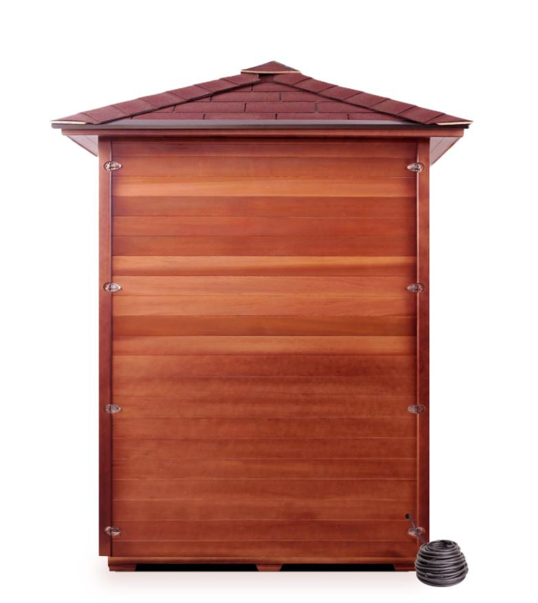 Enlighten Sauna SunRise 3 Person Outdoor/Indoor Dry Traditional Sauna - T-17377 - PrimeFair