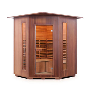 Enlighten Sauna SunRise 4C Person Outdoor/Indoor Dry Traditional Sauna - T-17379 - PrimeFair