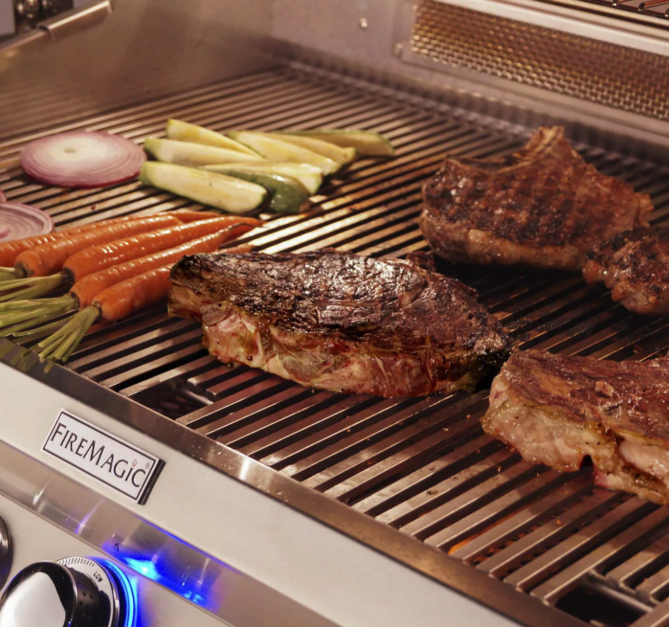 Fire Magic Aurora A790I 36-Inch Built-In Natural Gas Grill With Rotisserie And Analog Thermometer - A790I-8EAN - Fire Magic Grills