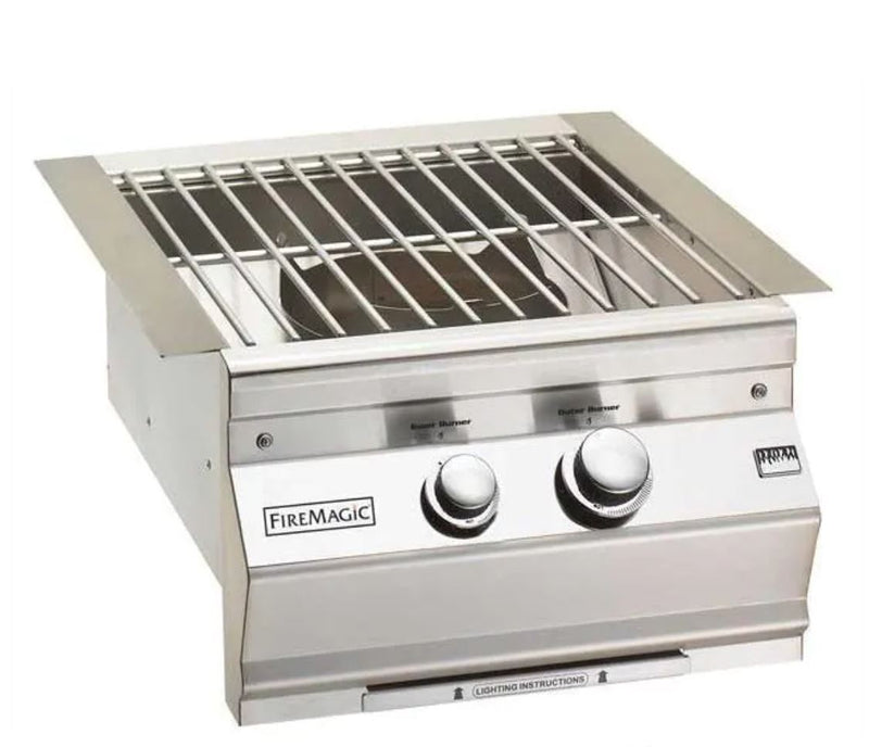 Fire Magic Classic Built-In Propane Gas Power Burner W/ Stainless Steel Grid - 19-KB1P-0 - Fire Magic Grills