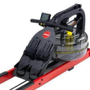 First Degree Fitness Newport Club Plus Red Indoor Rowing Machine - PrimeFair