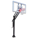 First Team Attack In Ground Adjustable Basketball Goal - PrimeFair