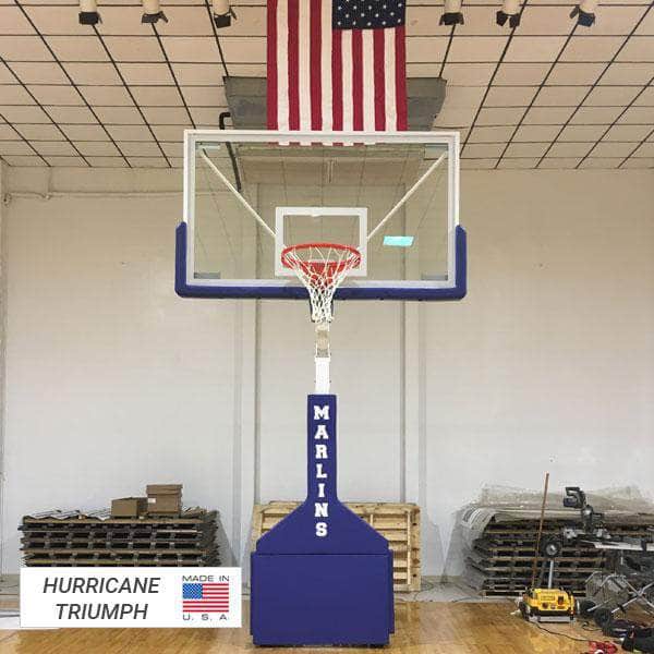 First Team Hurricane Portable Basketball Goal Hoop Hurricane Triumph - PrimeFair