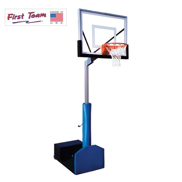 First Team Rampage Portable Basketball Goal Hoop Rampage - PrimeFair