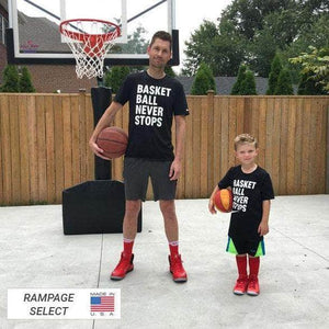 First Team Rampage Portable Basketball Goal Hoop Rampage - PrimeFair