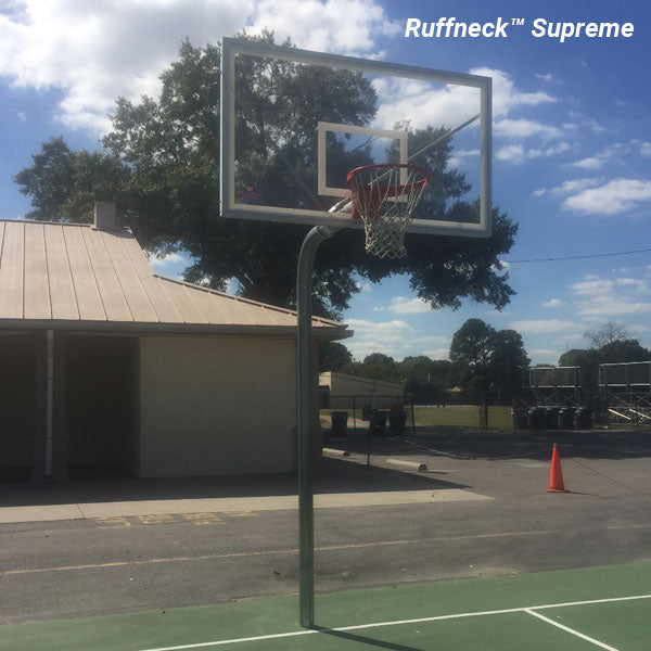 First Team RuffNeck EXT Fixed Height Basketball Goal - PrimeFair