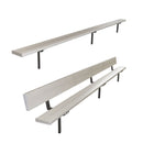 First Team Teammate Fixed Outdoor Player Benches with Backrest - PrimeFair