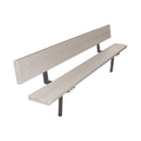 First Team Teammate Fixed Outdoor Player Benches with Backrest - PrimeFair