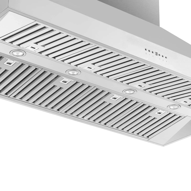 Forno 60-Inch 1200 CFM Island Range Hood in Stainless Steel 