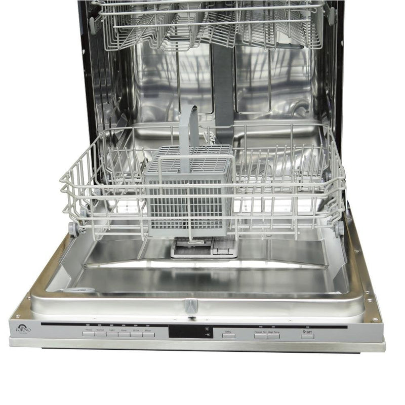 Forno Appliance Package - 36 Inch Dual Fuel Range, Dishwasher, 60 Inch Refrigerator, FDWBI-FFSGS6156-36