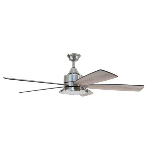 Forno Voce Faro 60” Brushed Nickel with Reversible Blade Voice Activated Smart Ceiling Fan