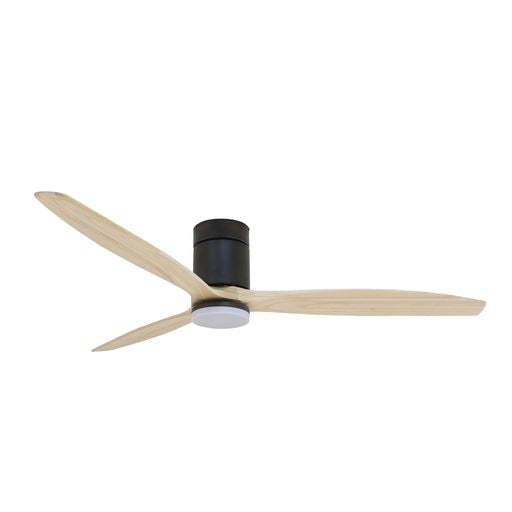 Forno Voce Tripolo 66” Oil Rubbed Bronze Body & Light Ash Wood Blade Voice Activated Smart Ceiling Fan