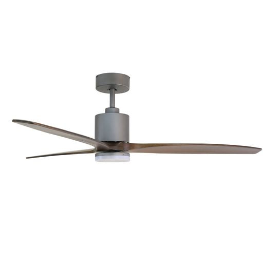 Forno Voce Tripolo 66” Titanium Body & Black Walnut Wood Blade Voice Activated Smart Ceiling Fan