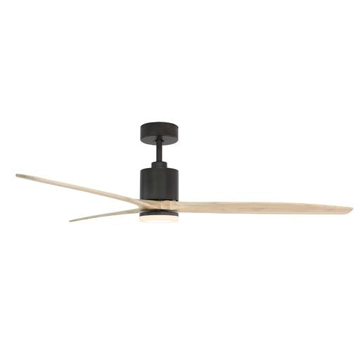 Forno Voce Tripolo 72” Oil Rubbed Bronze Body & Light Ash Wood Blade Voice Activated Smart Ceiling Fan