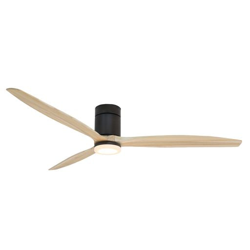 Forno Voce Tripolo 72” Oil Rubbed Bronze Body & Light Ash Wood Blade Voice Activated Smart Ceiling Fan
