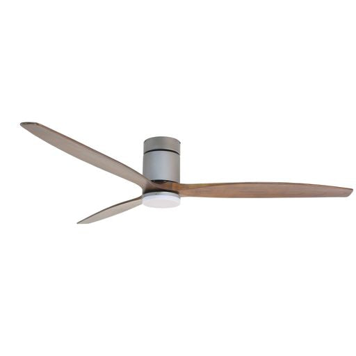 Forno Voce Tripolo 72” Titanium Body & Black Walnut Wood Blade Voice Activated Smart Ceiling Fan