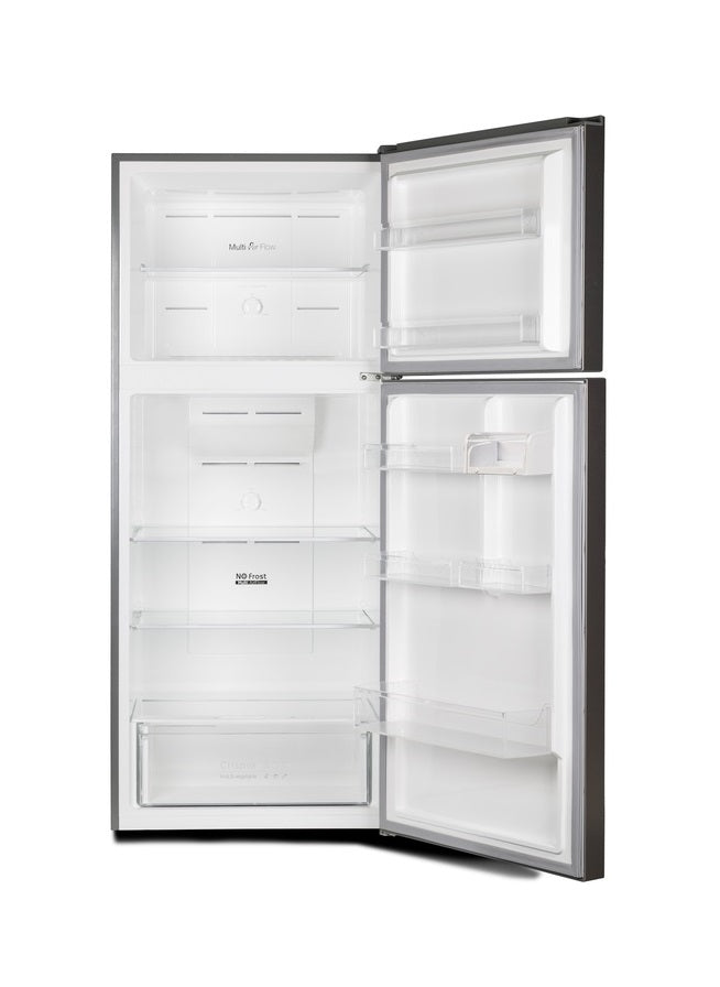 Forte 28 Inch Freestanding Counter Depth Top Freezer Refrigerator in Stainless Steel