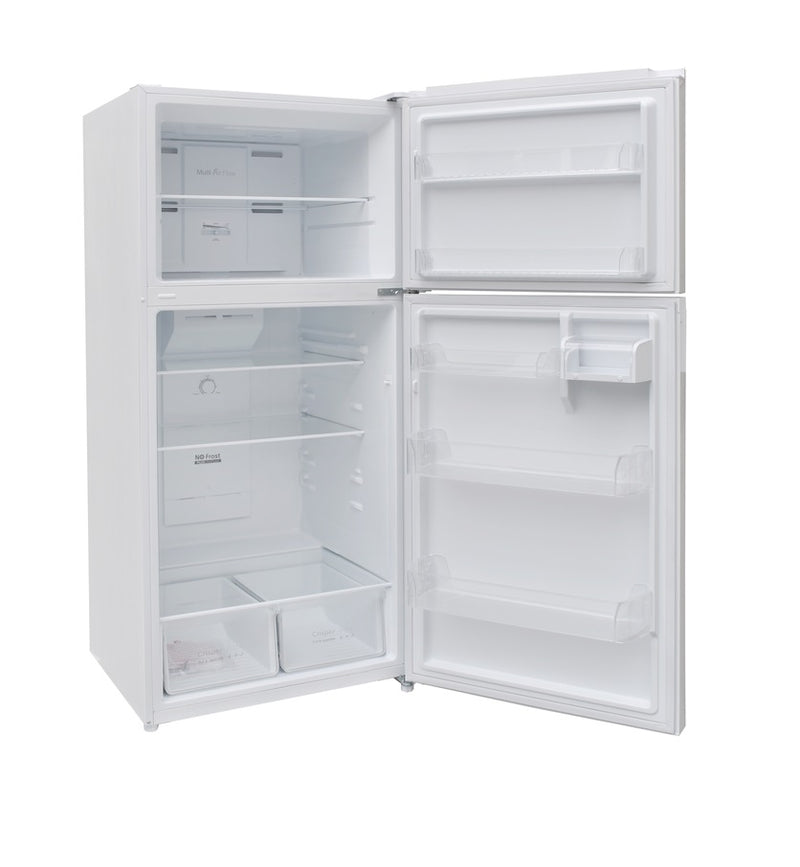 Forte 30 Inch Freestanding Top Freezer Refrigerator in White