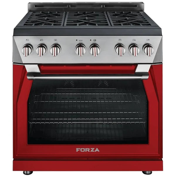 Forza 36" 6.0 cu. ft. Stainless Steel Pro-Style Gas Range - FR366GN