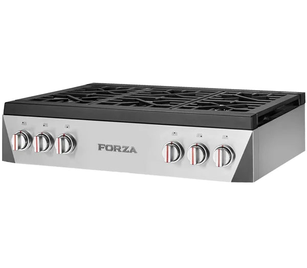 Forza 36" Professional Rangetop in Stainless Steel - FRT366GN