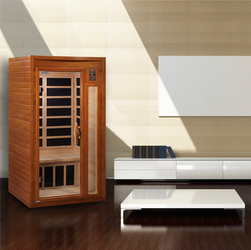 Golden Designs Dynamic Low EMF Far Infrared Sauna Barcelona Edition - DYN-6106-01 - PrimeFair
