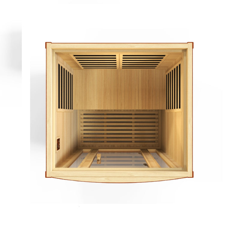 Golden Designs Dynamic Low EMF Far Infrared Sauna San Marino Edition - DYN-6206-01 - PrimeFair