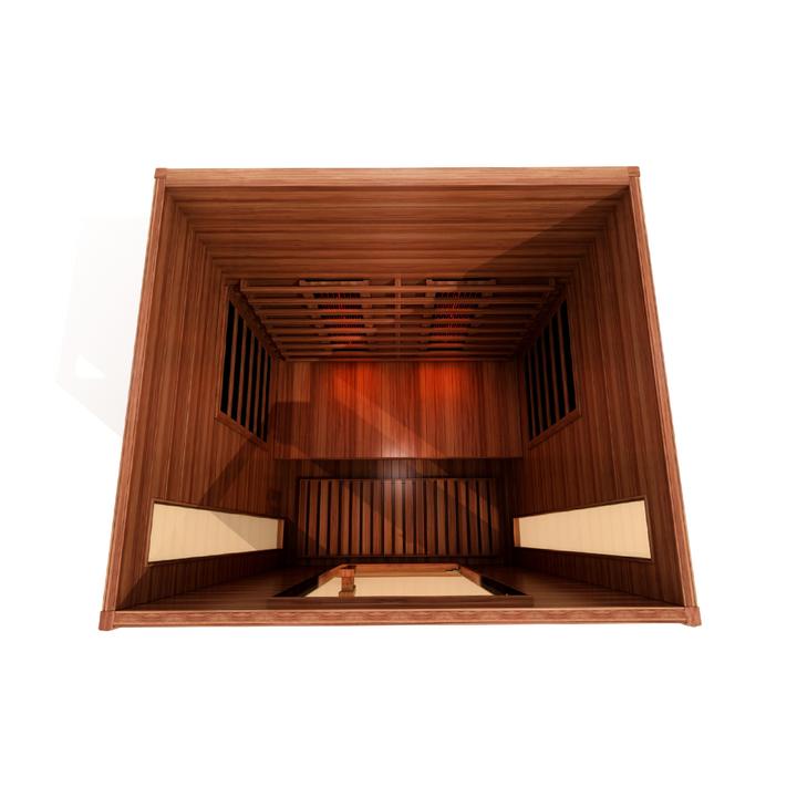 Golden Designs Maxxus 2 Person Full Spectrum Infrared Sauna - Canadian Red Cedar - PrimeFair