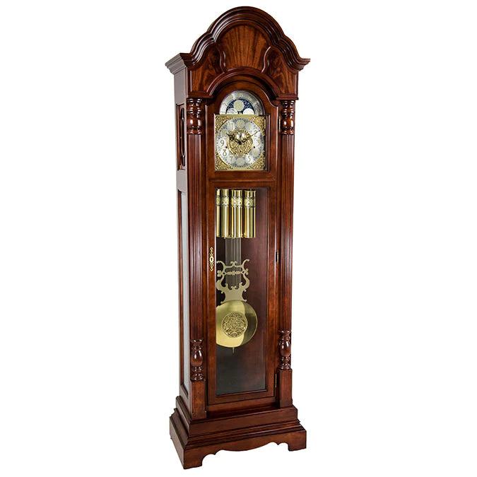 Hermle Brookfield Grandfather Clock Cherry Finish - HNA010994N91161