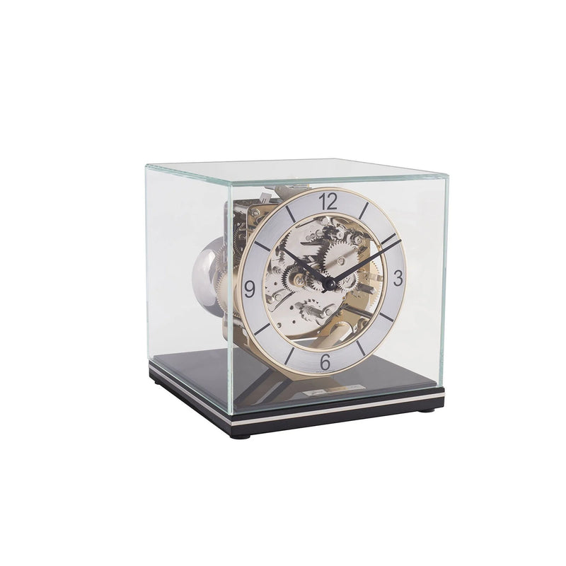 Hermle Clark Minimalistic Modern Mantel Clock, Black - 23052740340