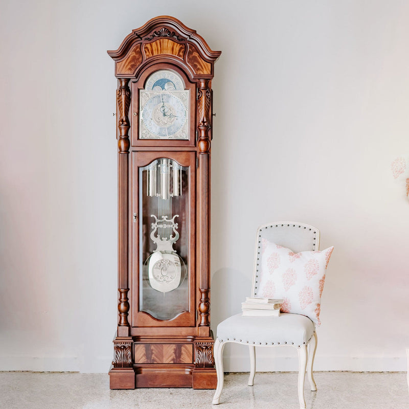 Hermle Floor Clock Anstead Grandfather Cherry - HNA010953N91171