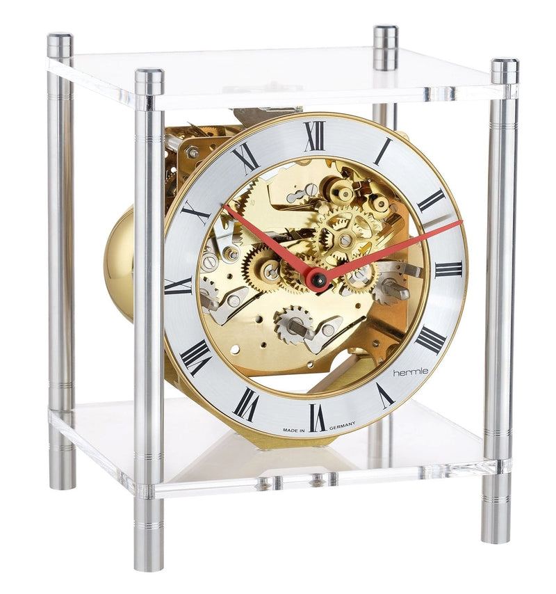 Hermle Mantel Clock Apollo Mechanical Floating Balance - 23034X40340