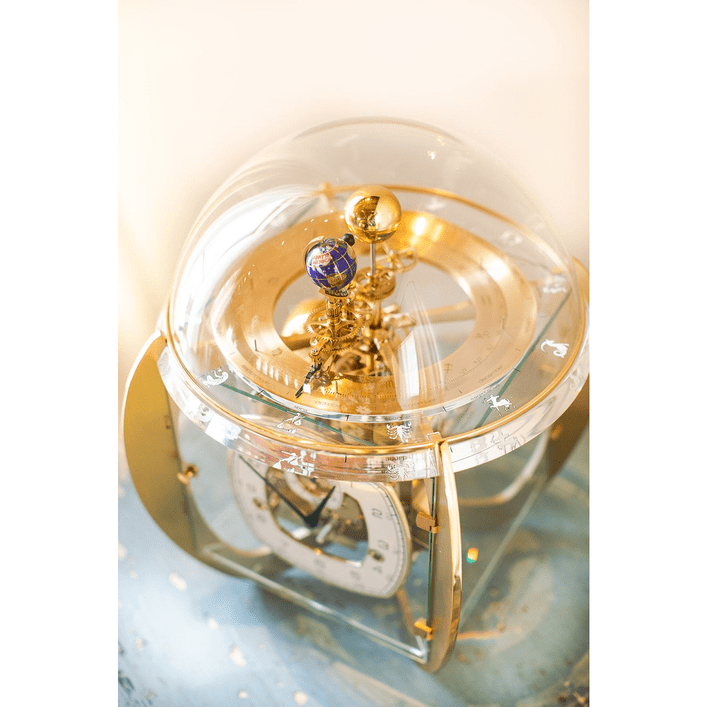 Hermle Mantel Clock Astro Tellurium Brass - 23002000352
