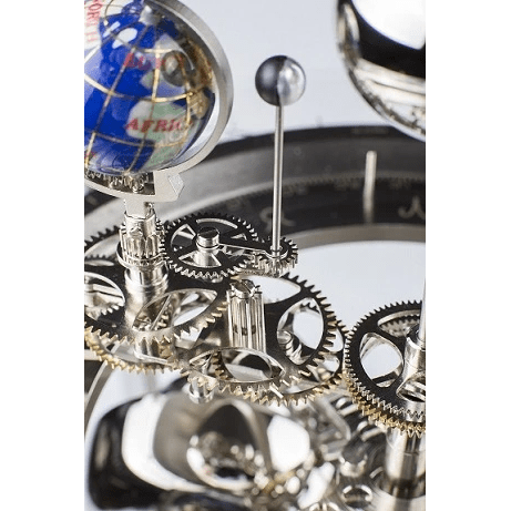 Hermle Mantel Clock Astro Tellurium Nickel - 23046000352