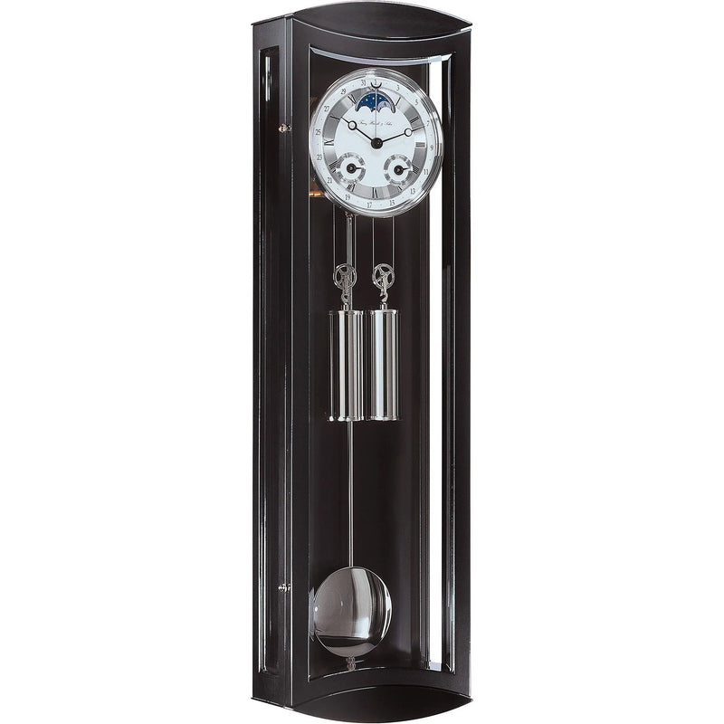 Hermle Mornington Cable Driven Mechanical Regulator Wall Clock, Black - 70650740058