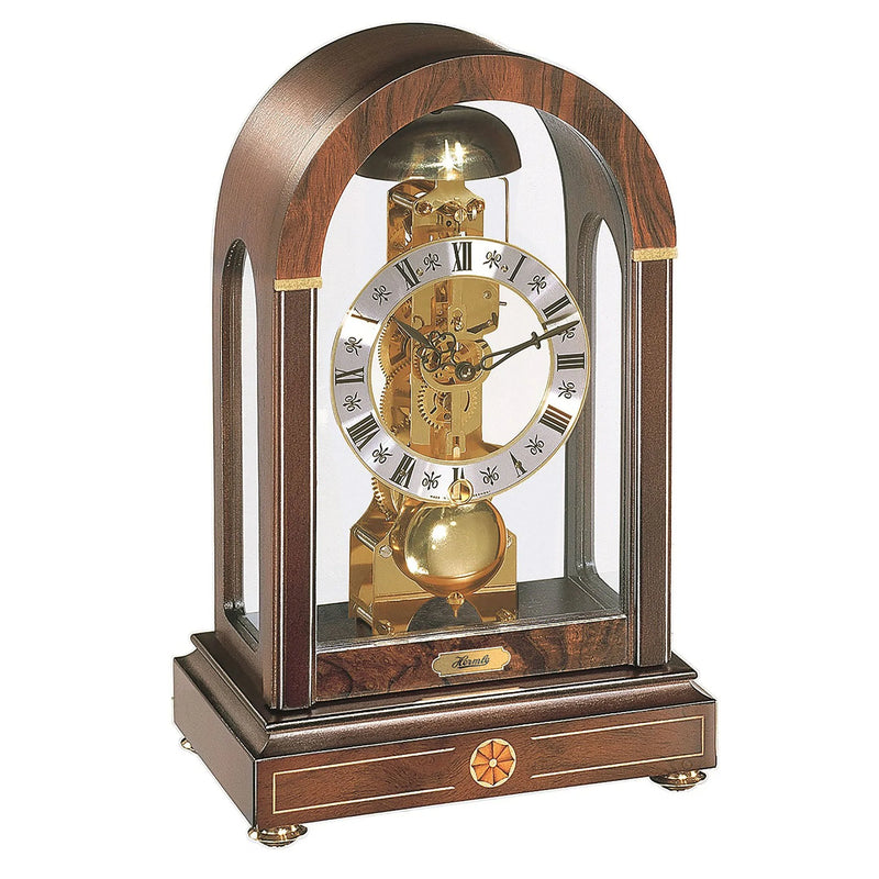 Hermle Stratford Mechanical Mantel Clock Walnut - 22712030791