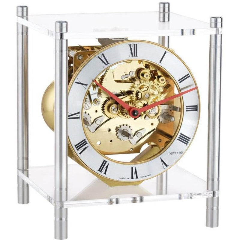 HermleClock Apollo 7.5" Modern Luxury Table Clock 23034X40340