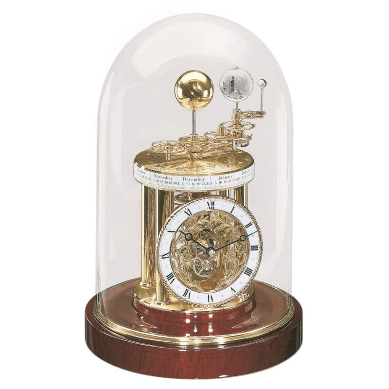 HermleClock Astrolabium Mantel Clock Mahogany Base 22836072987