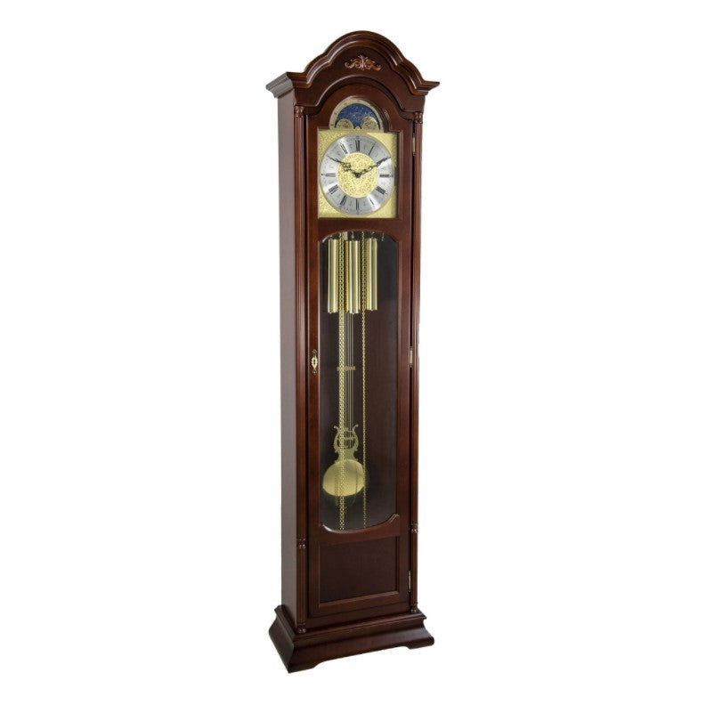 HermleClock Atherton Grandfather Clock Walnut Finish 01231030451
