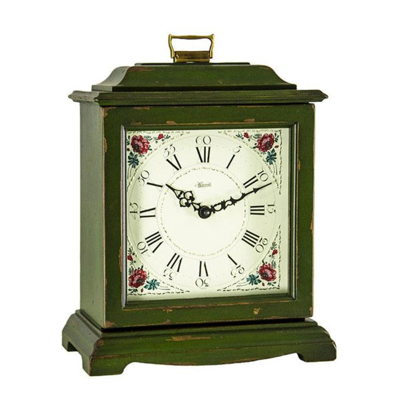 HermleClock Austen 12" Mechanical Table Clock - Green HNA22518740340