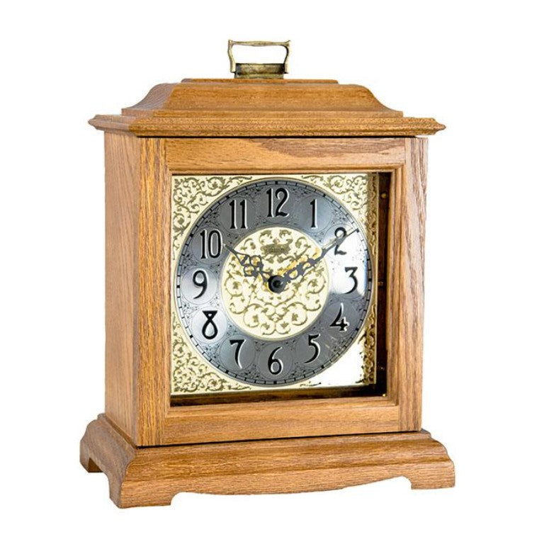 HermleClock Austen 12" Mechanical Table Clock - Light Oak HNA22518I90340