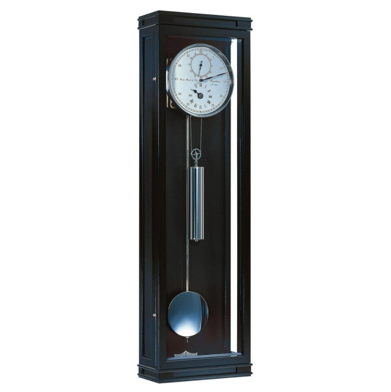 HermleClock Greenwich Mechanical Regulator Wall Clock - Black 70875740761
