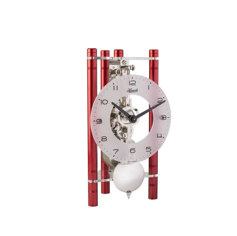HermleClock Lakin 8" Modern Triangular Table Clock - Red 23025360721
