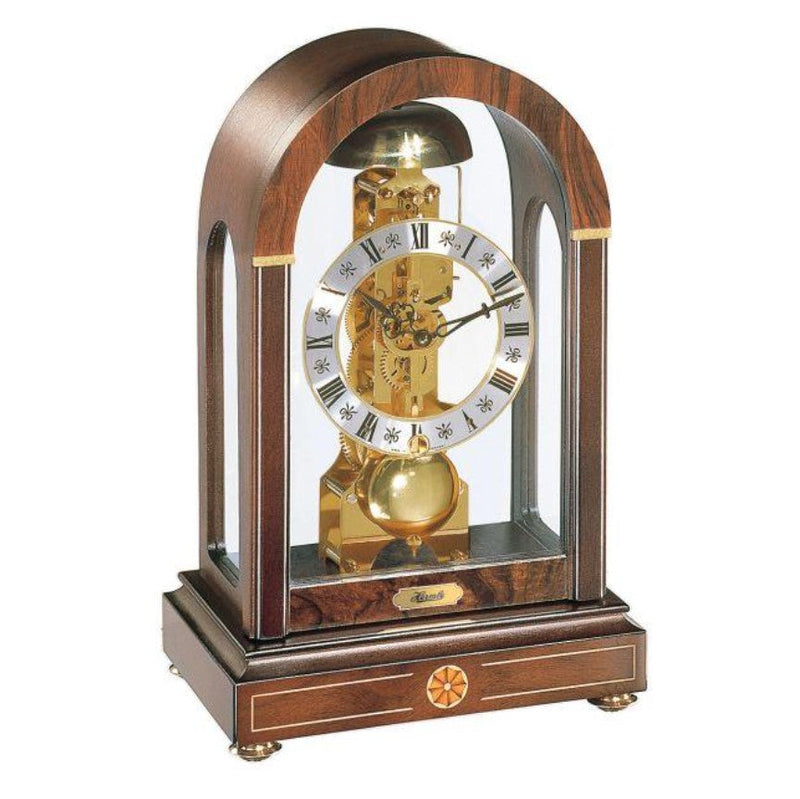 HermleClock Stratford 12" Rich Walnut Table Clock 22712030791