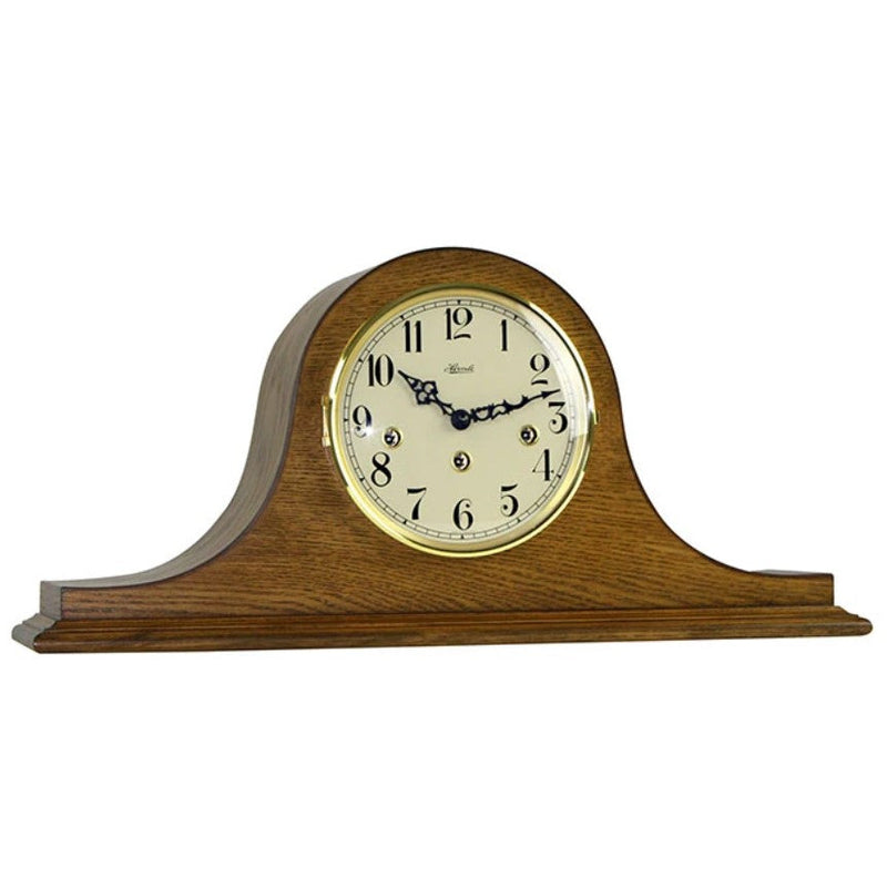 HermleClock Sweet Briar Mantel Clock Dark Oak Finish 21135040340