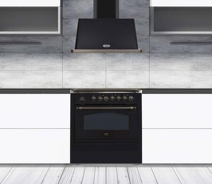 ILVE Majestic 36 Inch Wall Mount Convertible Hood in Kitchen
