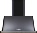 ILVE Majestic 36 Inch Wall Mount Convertible Hood - Glossy Black