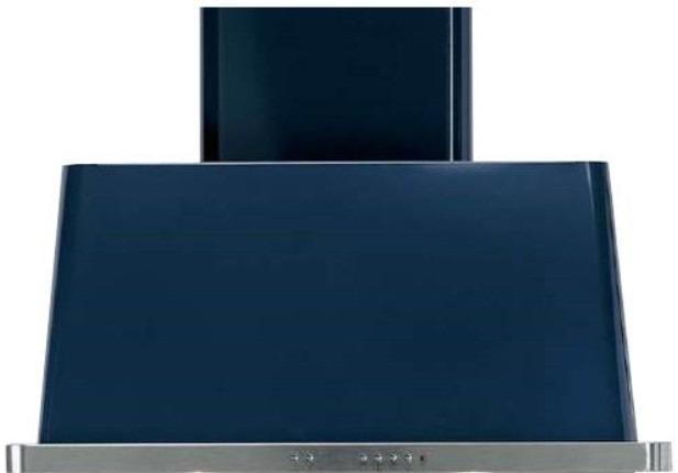 ILVE Majestic 36 Inch Wall Mount Convertible Hood - Midnight Blue