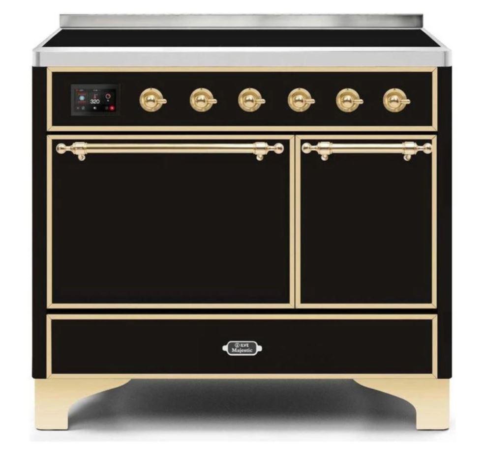 40 Induction Range ILVE 40 Inch Majestic II Series Induction Range with 6 Elements Dual O